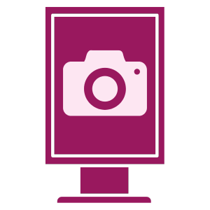 Animated Retail Sign with Camera in the middle.